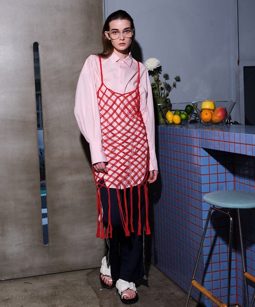 MAISON SPECIAL（メゾンスペシャル）の「オーガニックコットンオーバーチュニックシャツ【MAISON SPECIAL/メゾンスペシャル】（シャツ/ブラウス・レディース・ホワイト/ピンク/オレンジ/グリーン・FREE）」の9枚目の写真