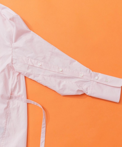 MAISON SPECIAL（メゾンスペシャル）の「オーガニックコットンオーバーチュニックシャツ【MAISON SPECIAL/メゾンスペシャル】（シャツ/ブラウス・レディース・ホワイト/ピンク/オレンジ/グリーン・FREE）」の15枚目の写真