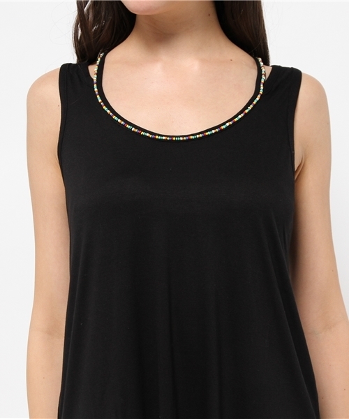 チチカカ（チチカカ）の「レインボービーズ　ワンピース　（ワンピース・レディース・レッド/ブルー/ネイビー/ブラック・FREE）」の10枚目の写真