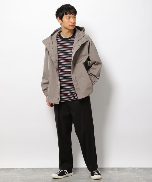LAKOLE(ラコレ)の「マルチボーダー柄ロングTシャツ / 264620(Tシャツ/カットソー・メンズ・ホワイト/ネイビー/グリーン・MEDIUM/LARGE)」の8枚目の写真