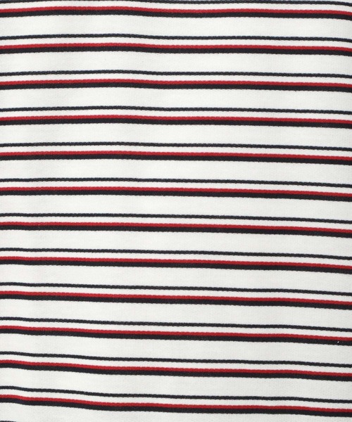 LAKOLE(ラコレ)の「マルチボーダー柄ロングTシャツ / 264620(Tシャツ/カットソー・メンズ・ホワイト/ネイビー/グリーン・MEDIUM/LARGE)」の12枚目の写真
