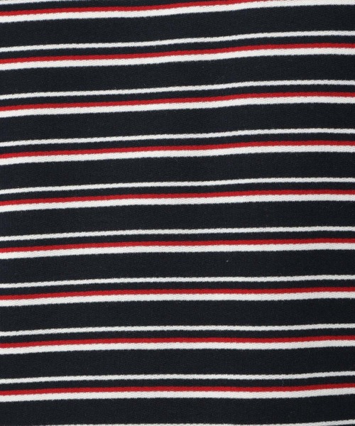 LAKOLE(ラコレ)の「マルチボーダー柄ロングTシャツ / 264620(Tシャツ/カットソー・メンズ・ホワイト/ネイビー/グリーン・MEDIUM/LARGE)」の18枚目の写真