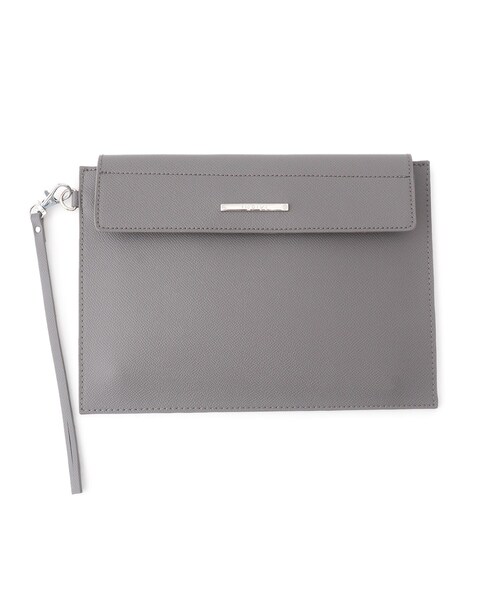 INDIVI(インディヴィ)の「【A4収納可能/ポーチ付/合皮】シンプルバッグ(トートバッグ・レディース・ライトグレー/チャコールグレー/ブラック/ライトパープル・00)」の14枚目の写真