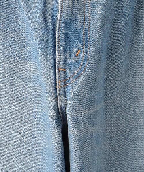 Polo ライトブルーダメージデニムパンツ ダメージハーフデニムパンツ【ライトブルー】