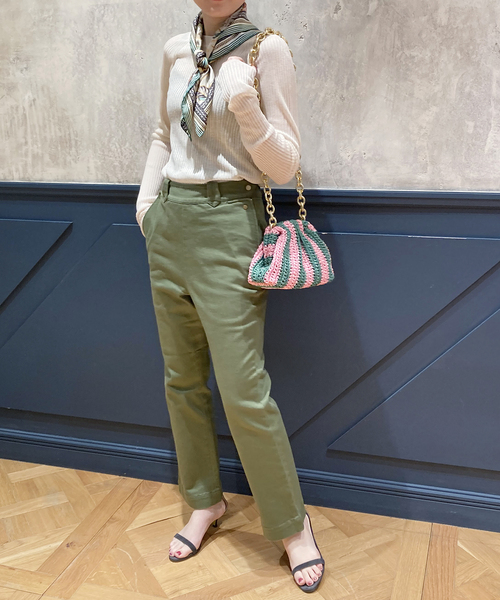 IENA LA BOUCLE(イエナラブークル)の「IENA LA BOUCLE カツラギ ランチパンツ◆(その他パンツ・レディース・カーキ・38/36/40/34)」の6枚目の写真