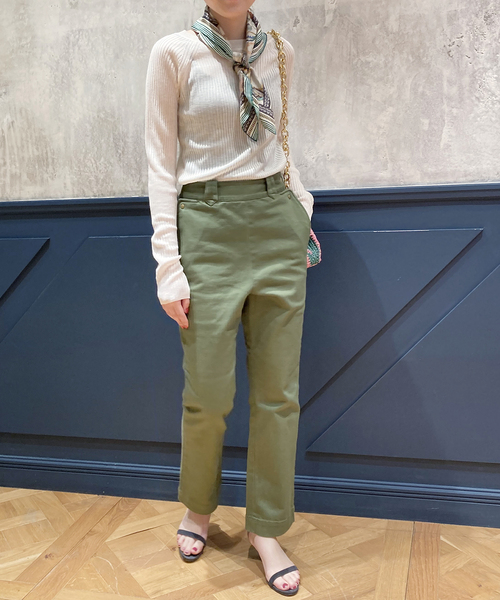 IENA LA BOUCLE(イエナラブークル)の「IENA LA BOUCLE カツラギ ランチパンツ◆(その他パンツ・レディース・カーキ・38/36/40/34)」の10枚目の写真