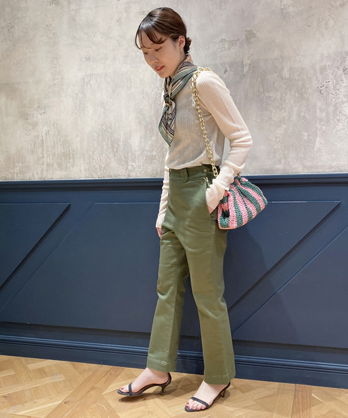IENA LA BOUCLE(イエナラブークル)の「IENA LA BOUCLE カツラギ ランチパンツ◆(その他パンツ・レディース・カーキ・38/36/40/34)」の11枚目の写真