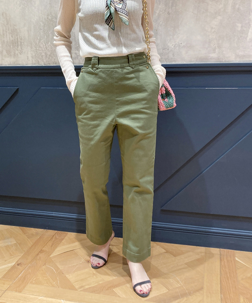IENA LA BOUCLE(イエナラブークル)の「IENA LA BOUCLE カツラギ ランチパンツ◆(その他パンツ・レディース・カーキ・38/36/40/34)」の13枚目の写真