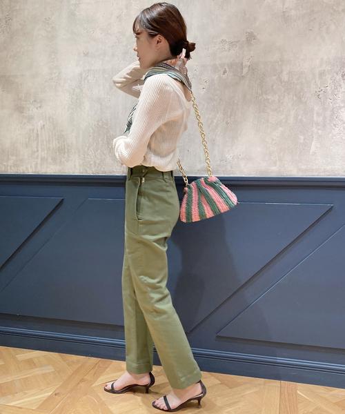 IENA LA BOUCLE(イエナラブークル)の「IENA LA BOUCLE カツラギ ランチパンツ◆(その他パンツ・レディース・カーキ・38/36/40/34)」の15枚目の写真
