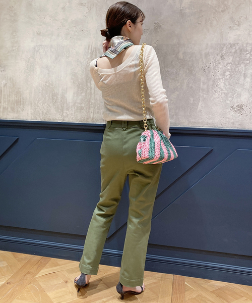 IENA LA BOUCLE(イエナラブークル)の「IENA LA BOUCLE カツラギ ランチパンツ◆(その他パンツ・レディース・カーキ・38/36/40/34)」の16枚目の写真