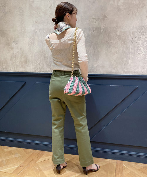 IENA LA BOUCLE(イエナラブークル)の「IENA LA BOUCLE カツラギ ランチパンツ◆(その他パンツ・レディース・カーキ・38/36/40/34)」の17枚目の写真
