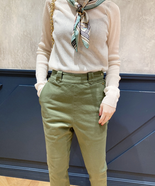 【新品未使用】イエナ IENA LA BOUCLE カツラギオーバーパンツ 38 セール】IENA LA BOUCLE カツラギ ランチパンツ◇（その他パンツ