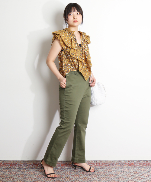 IENA LA BOUCLE(イエナラブークル)の「IENA LA BOUCLE カツラギ ランチパンツ◆(その他パンツ・レディース・カーキ・38/36/40/34)」の22枚目の写真