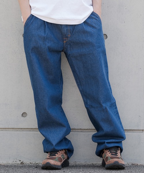 LEVI'S RED タック デニムトラウザー w34インチ ワイドデニム LEVI'S RED タック デニムトラウザー w34インチ ワイドデニム