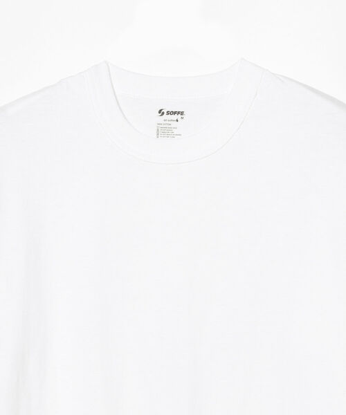 SOFFE(ソフィー)の「SOFFE / 3pack Tシャツ(Tシャツ/カットソー・メンズ・ホワイト/ブラウン系その他4・LARGE/MEDIUM)」の4枚目の写真