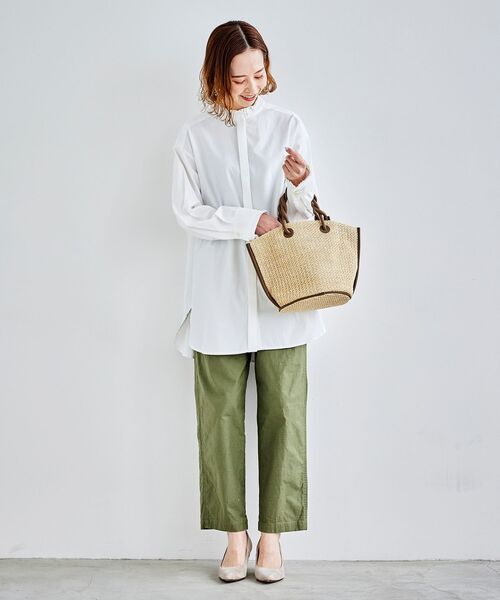 le.coeur blanc（ルクールブラン）の「ツイストハンドルトート（トートバッグ・レディース・アイボリー・FREE）」の5枚目の写真