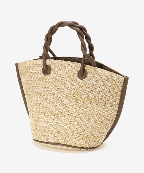 le.coeur blanc（ルクールブラン）の「ツイストハンドルトート（トートバッグ・レディース・アイボリー・FREE）」の6枚目の写真