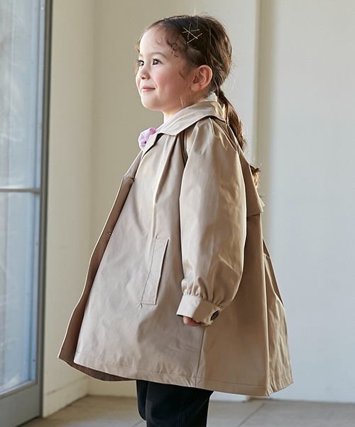 petit main（プティマイン）の「【リンク】トレンチコート（トレンチコート・キッズ・ベージュ・S/M/L）」の5枚目の写真
