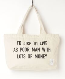 blank by words（ブランクバイワーズ）の「キャンバストートバッグ  「LOTS OF MONEY」（トートバッグ）」