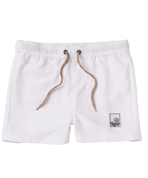 ROXY（ロキシー）の「MINI LUNCH CALM SHOR/ロキシーキッズボードショーツ(水着)（水着・キッズ・ホワイト/ブラック/ネイビー・110/120/130/140/150）」の4枚目の写真