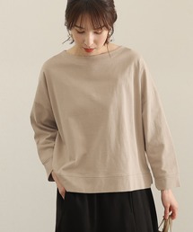 2wayフロントドロップショルダーカットソー 長袖