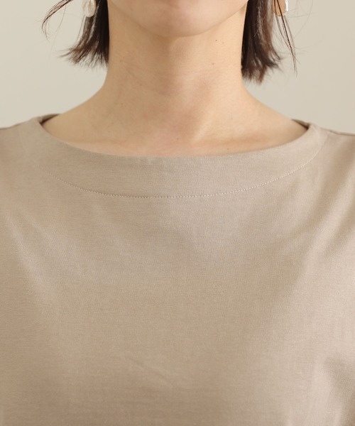 ElegChic（エレグシック）の「2wayフロントドロップショルダーカットソー 長袖（Tシャツ/カットソー・レディース・ブラック/ブラウン/グレイッシュベージュ・4L/XL/M）」の7枚目の写真