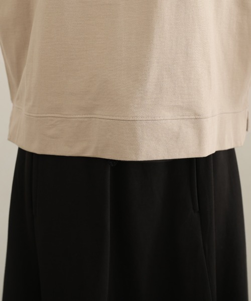 ElegChic（エレグシック）の「2wayフロントドロップショルダーカットソー 長袖（Tシャツ/カットソー・レディース・ブラック/ブラウン/グレイッシュベージュ・4L/XL/M）」の10枚目の写真