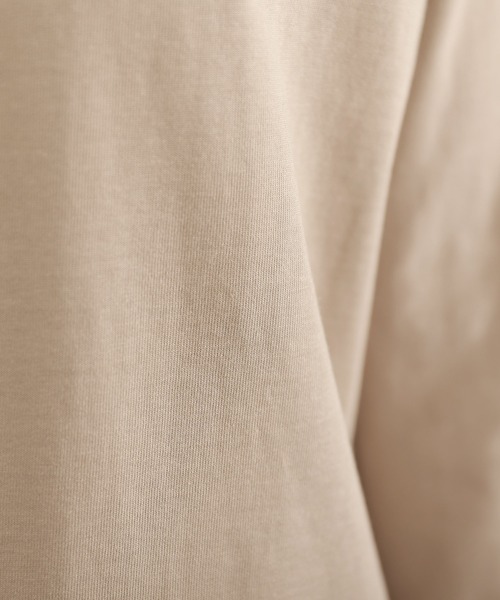 ElegChic（エレグシック）の「2wayフロントドロップショルダーカットソー 長袖（Tシャツ/カットソー・レディース・ブラック/ブラウン/グレイッシュベージュ・4L/XL/M）」の11枚目の写真