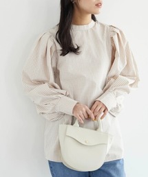 ELENCARE DUE | ・ELENCARE DUE ギンガムチェックブラウス(シャツ/ブラウス)