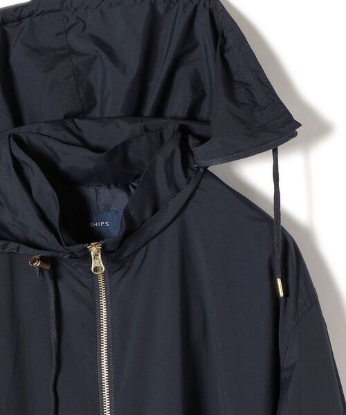 SHIPS（シップス）の「*〈撥水加工/手洗い可能〉LIMONTA EASTナイロンマウンテンパーカー◆（マウンテンパーカー・レディース・ブラック/ネイビー・ONE SIZE）」の13枚目の写真
