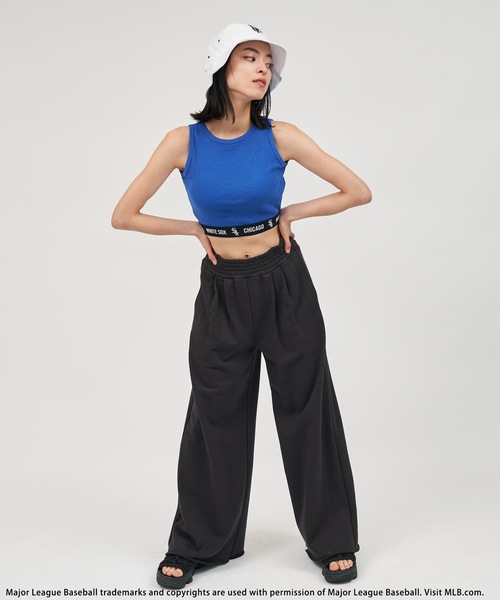 BACK TO THE FIELD（バック トゥー ザ フィールド）の「【MLB】アメスリリブタンク（タンクトップ・レディース・ホワイト/ブラック/ブルー・FREE）」の6枚目の写真