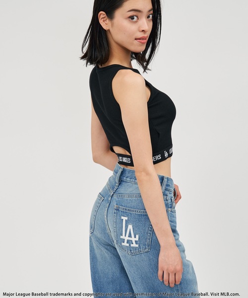 BACK TO THE FIELD（バック トゥー ザ フィールド）の「【MLB】アメスリリブタンク（タンクトップ・レディース・ホワイト/ブラック/ブルー・FREE）」の7枚目の写真