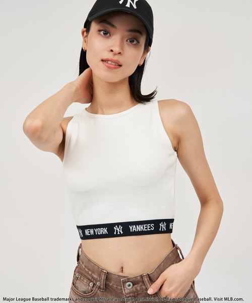 BACK TO THE FIELD（バック トゥー ザ フィールド）の「【MLB】アメスリリブタンク（タンクトップ・レディース・ホワイト/ブラック/ブルー・FREE）」の12枚目の写真