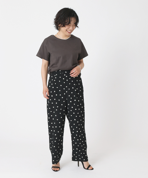 B.C STOCK(ベーセーストック)の「スタンダードTシャツ◆(Tシャツ/カットソー・レディース・ホワイト/ブラック/ネイビー/グリーン・FREE)」の7枚目の写真