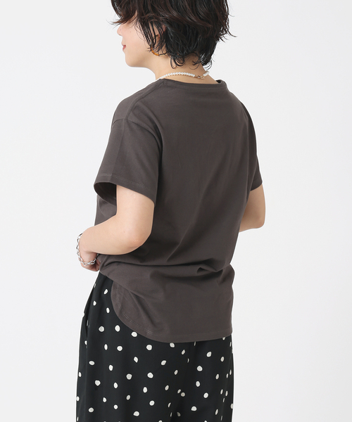 B.C STOCK(ベーセーストック)の「スタンダードTシャツ◆(Tシャツ/カットソー・レディース・ホワイト/ブラック/ネイビー/グリーン・FREE)」の10枚目の写真