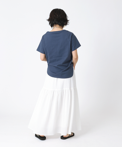 B.C STOCK(ベーセーストック)の「スタンダードTシャツ◆(Tシャツ/カットソー・レディース・ホワイト/ブラック/ネイビー/グリーン・FREE)」の15枚目の写真