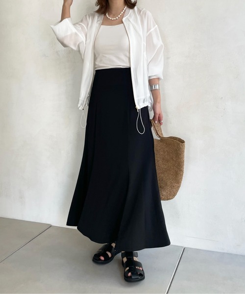 DouDou（ドゥドゥ）の「マーメイドスカート（スカート・レディース・ブラック/パープル/オフホワイト・FREE）」の18枚目の写真