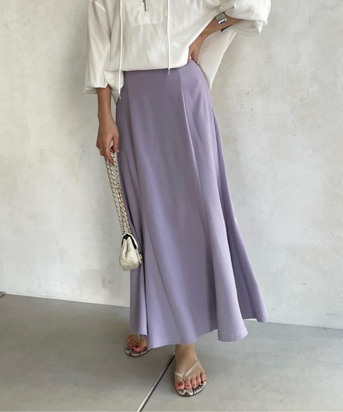 DouDou（ドゥドゥ）の「マーメイドスカート（スカート・レディース・ブラック/パープル/オフホワイト・FREE）」の16枚目の写真