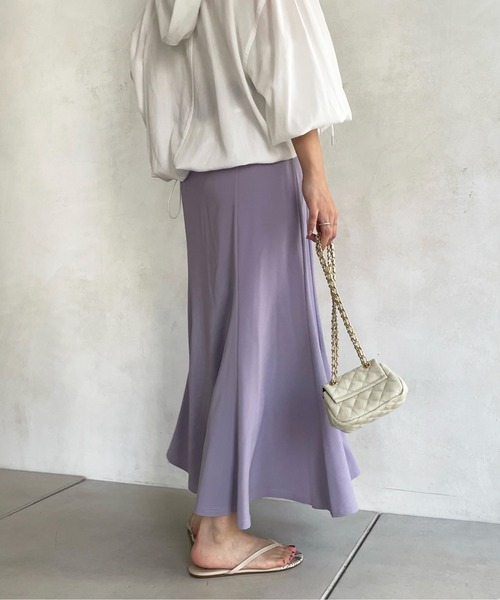 DouDou（ドゥドゥ）の「マーメイドスカート（スカート・レディース・ブラック/パープル/オフホワイト・FREE）」の20枚目の写真