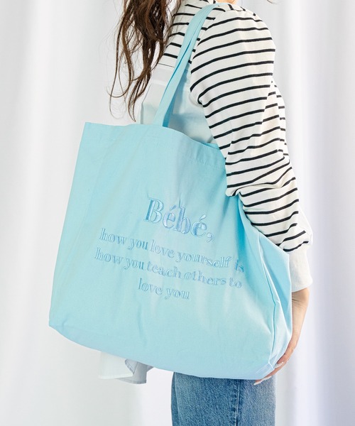 ミルキーカラーロゴ刺繍トートバッグ トートバッグ Loco Ocean ロコオーシャン のファッション通販 Zozotown