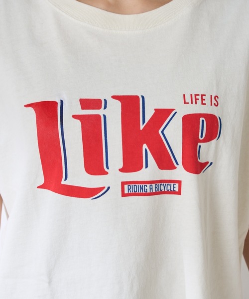 GOOD ROCK SPEED（グッドロックスピード）の「Likeプリントノースリーブカットソー（Tシャツ/カットソー・レディース・オフホワイト・FREE）」の22枚目の写真