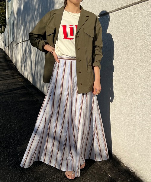 GOOD ROCK SPEED（グッドロックスピード）の「Likeプリントノースリーブカットソー（Tシャツ/カットソー・レディース・オフホワイト・FREE）」の17枚目の写真