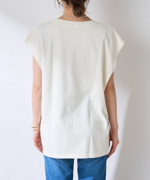 GOOD ROCK SPEED（グッドロックスピード）の「Likeプリントノースリーブカットソー（Tシャツ/カットソー・レディース・オフホワイト・FREE）」の20枚目の写真