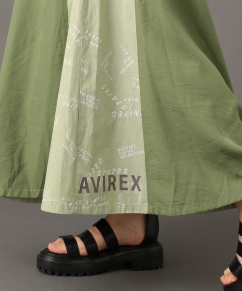AVIREX（アヴィレックス）の「【WEB&DEPOT限定】TUCK SKIRT/ タックスカート（スカート・レディース・ブラック/オリーブ・FREE）」の17枚目の写真