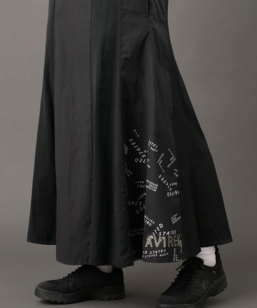 AVIREX（アヴィレックス）の「【WEB&DEPOT限定】TUCK SKIRT/ タックスカート（スカート・レディース・ブラック/オリーブ・FREE）」の18枚目の写真