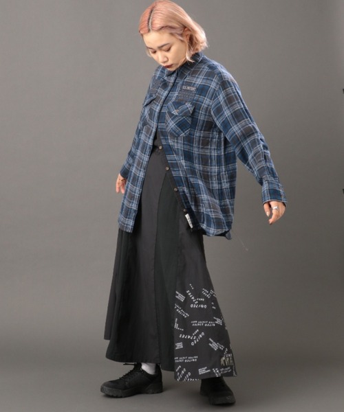 AVIREX（アヴィレックス）の「【WEB&DEPOT限定】TUCK SKIRT/ タックスカート（スカート・レディース・ブラック/オリーブ・FREE）」の16枚目の写真