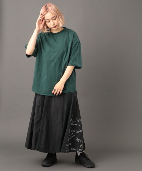 AVIREX（アヴィレックス）の「【WEB&DEPOT限定】TUCK SKIRT/ タックスカート（スカート・レディース・ブラック/オリーブ・FREE）」の11枚目の写真
