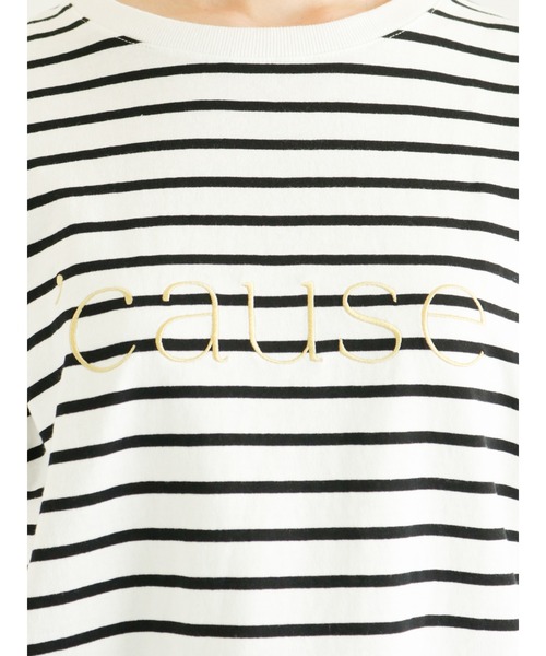 Te chichi（テチチ）の「刺繍ロゴTシャツ（Tシャツ/カットソー・レディース・ブラック/ネイビー/オフホワイト・ﾌﾘ-）」の12枚目の写真