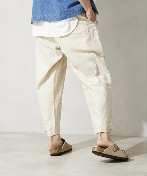 JOURNAL STANDARD relume（ジャーナルスタンダード　レリューム）の「《追加》【HOUSE HOLD/ハウスホールド】FLANDERS LINEN ワイドベイカーパンツ（その他パンツ・メンズ・オフホワイト/グレー/カーキ/ブラック・1/2/3/4）」の14枚目の写真