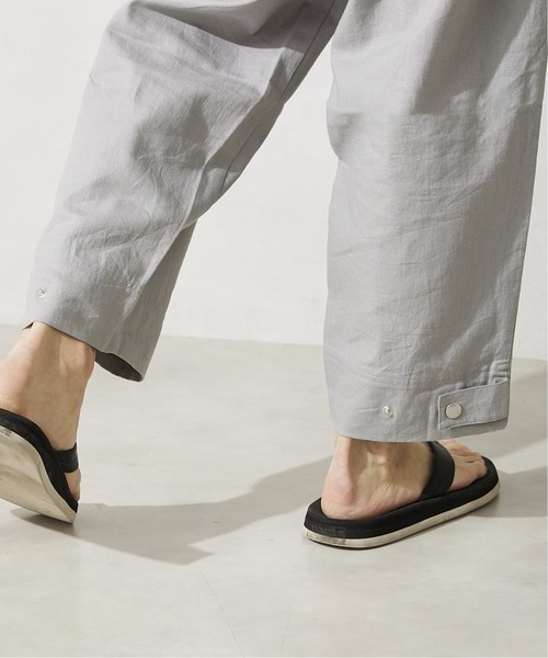 JOURNAL STANDARD relume（ジャーナルスタンダード　レリューム）の「《追加》【HOUSE HOLD/ハウスホールド】FLANDERS LINEN ワイドベイカーパンツ（その他パンツ・メンズ・オフホワイト/グレー/カーキ/ブラック・1/2/3/4）」の10枚目の写真